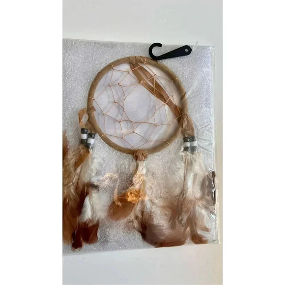 Handcrafted Native American Dreamcatcher Medicine Wheel Sioux Indian set of two - Picture 4 of 8